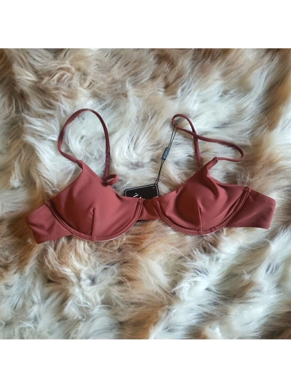 Bikini Bra Top Tan Medium US 6